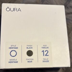 Ōura Black Ring Size 12